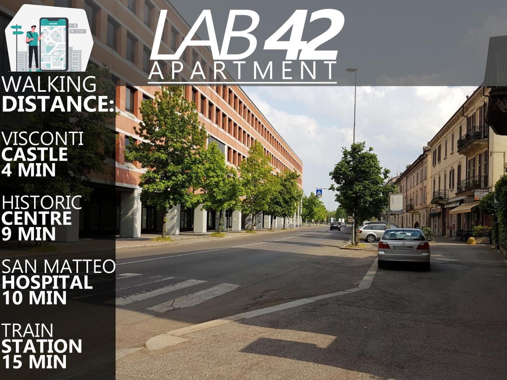 Lab42 City & San Matteo Apartment - 2 Bedrooms Павия Екстериор снимка
